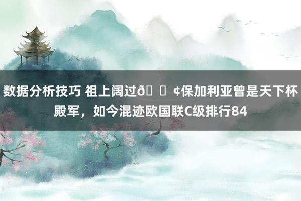 数据分析技巧 祖上阔过😢保加利亚曾是天下杯殿军，如今混迹欧国联C级排行84