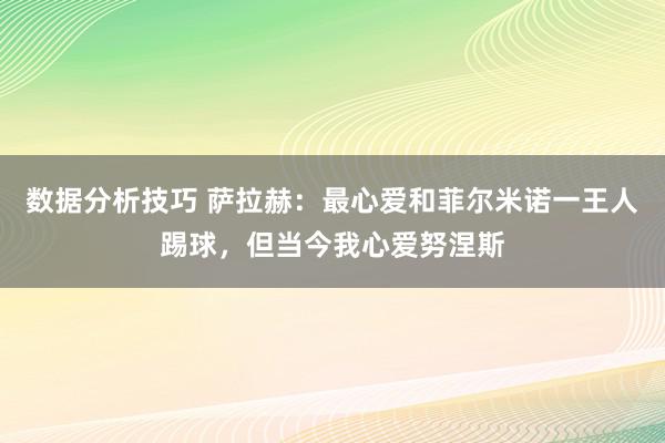 数据分析技巧 萨拉赫：最心爱和菲尔米诺一王人踢球，但当今我心爱努涅斯