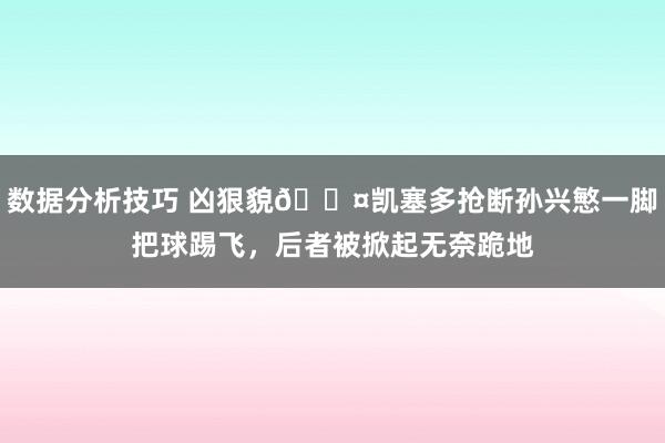 数据分析技巧 凶狠貌😤凯塞多抢断孙兴慜一脚把球踢飞，后者被掀起无奈跪地